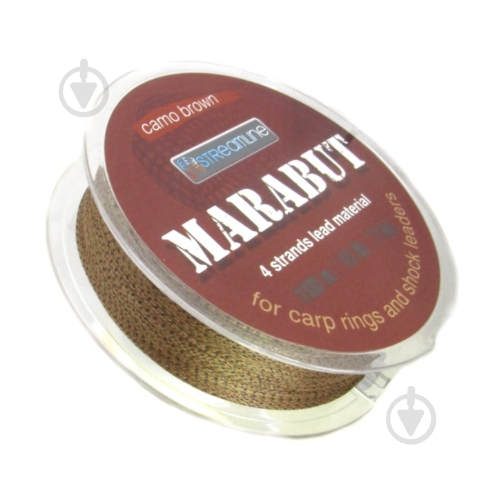 Повідковий матеріал GStream Streamline Marabut #30LB 14,5 кг 4 1000 см 1 шт. Camo Brown - фото 1