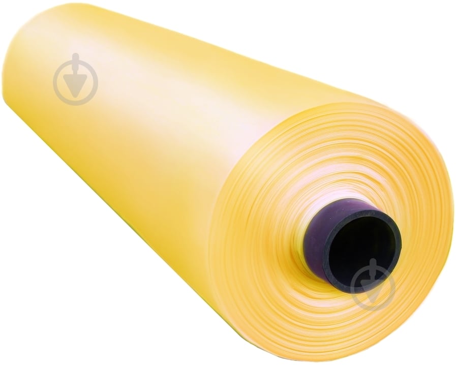 Пленка полиэтиленовая стабилизированная 1.5х100 м Планета Пластик 120 мк прозрачный с желтым оттенком - фото 1