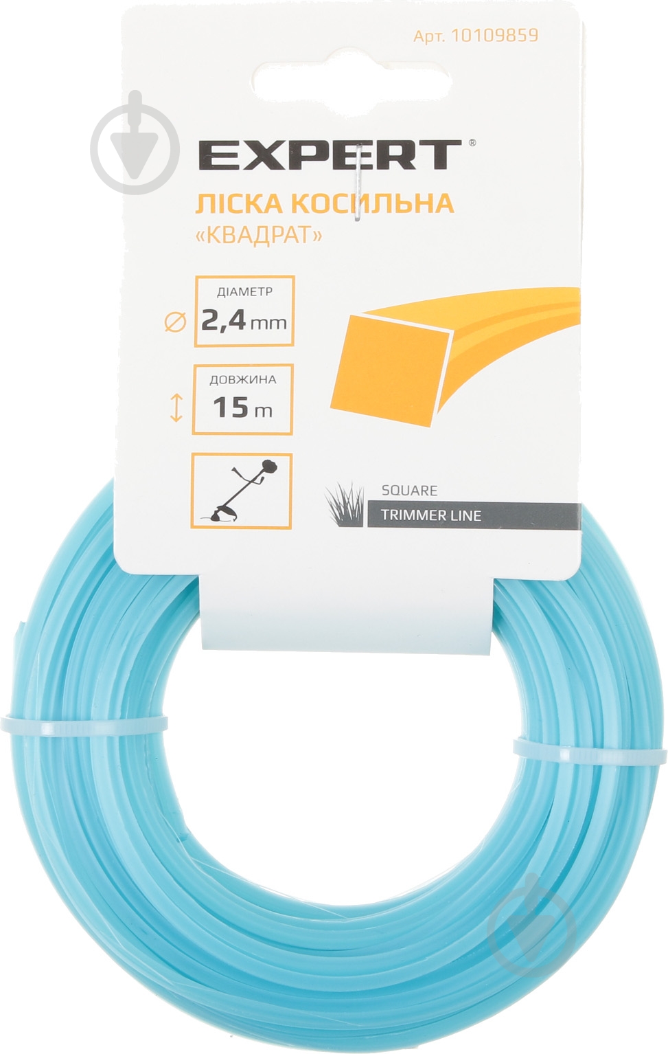 Леска для мотокосы Expert Garden Квадрат 2,4 мм - фото 1 Леска для мотокосы Expert Garden Квадрат 2,4 мм - фото 1
