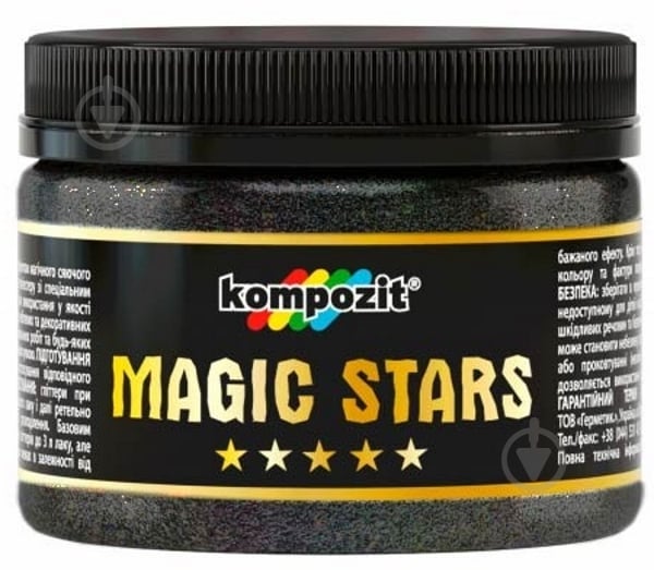 Глиттер Kompozit MAGIC STARS Черный Бархат 0,06 кг - фото 1