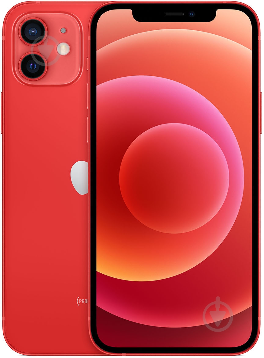 Смартфон Apple iPhone 12 64GB (PRODUCT)RED (MGJ73FS/A) - фото 1 Смартфон Apple iPhone 12 64GB (PRODUCT)RED (MGJ73FS/A) - фото 1