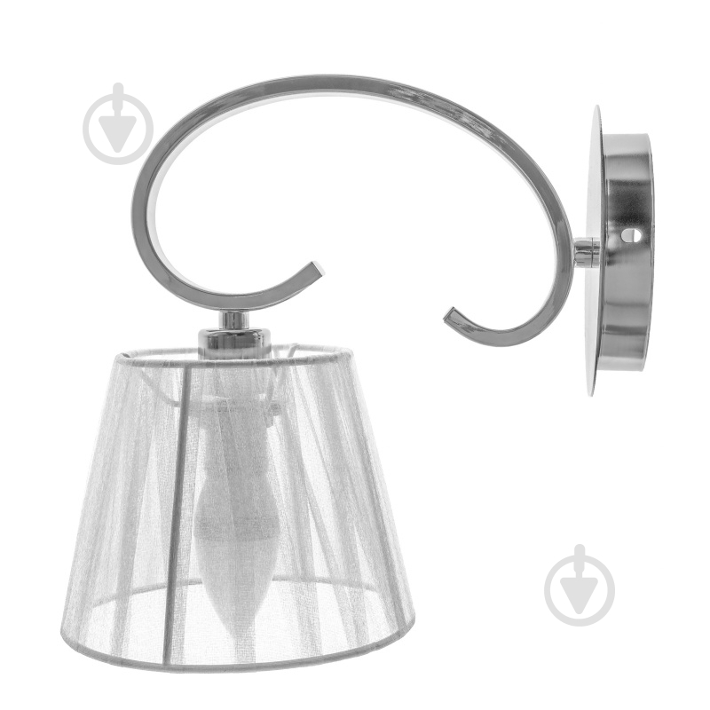 Бра Brille BKL-483W 40 Вт E14 хром 26-925 - фото 4