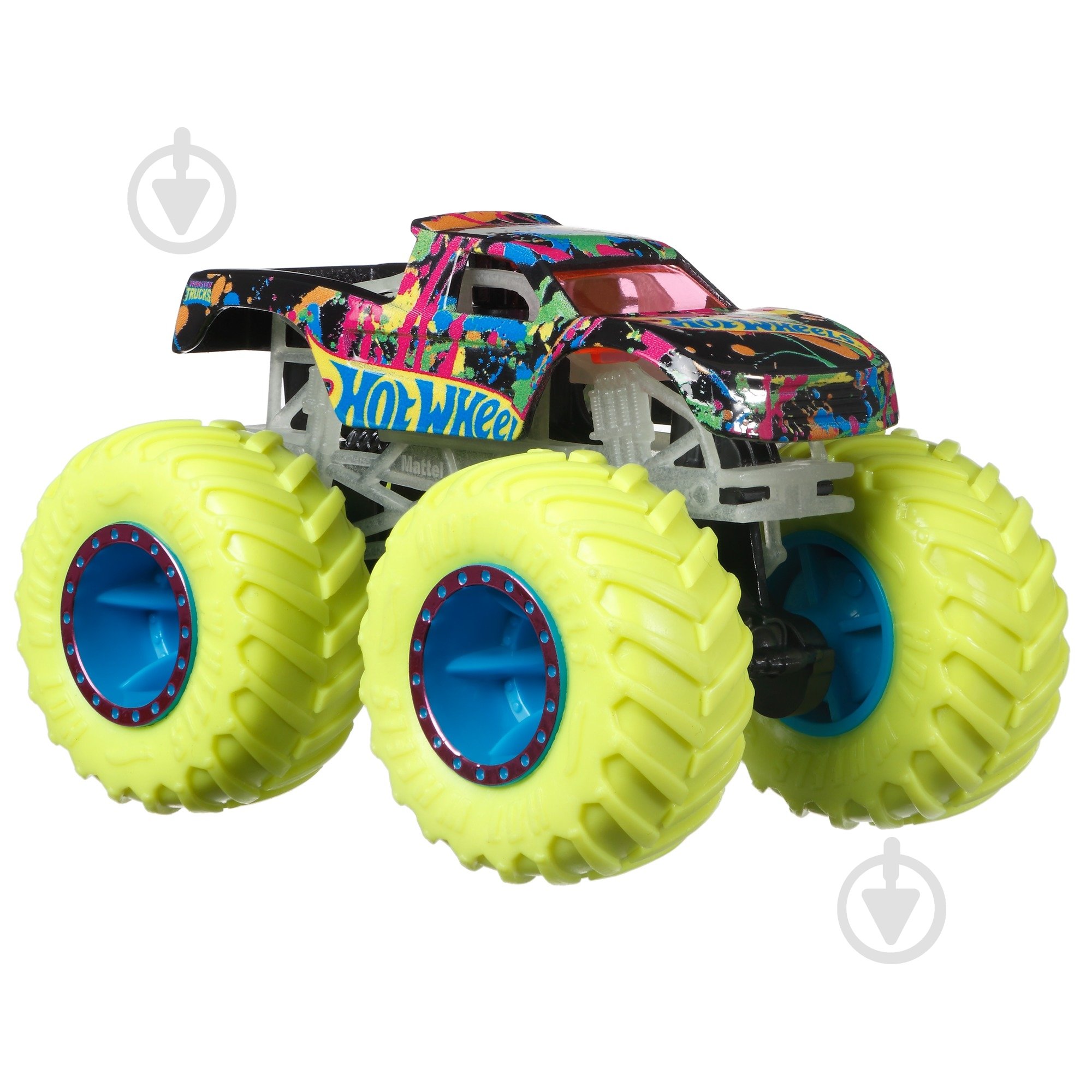 Машинка Hot Wheels позашляховик 1:64 Сяючі в темряві серії Monster Trucks (в ас.) HCB50 - фото 1