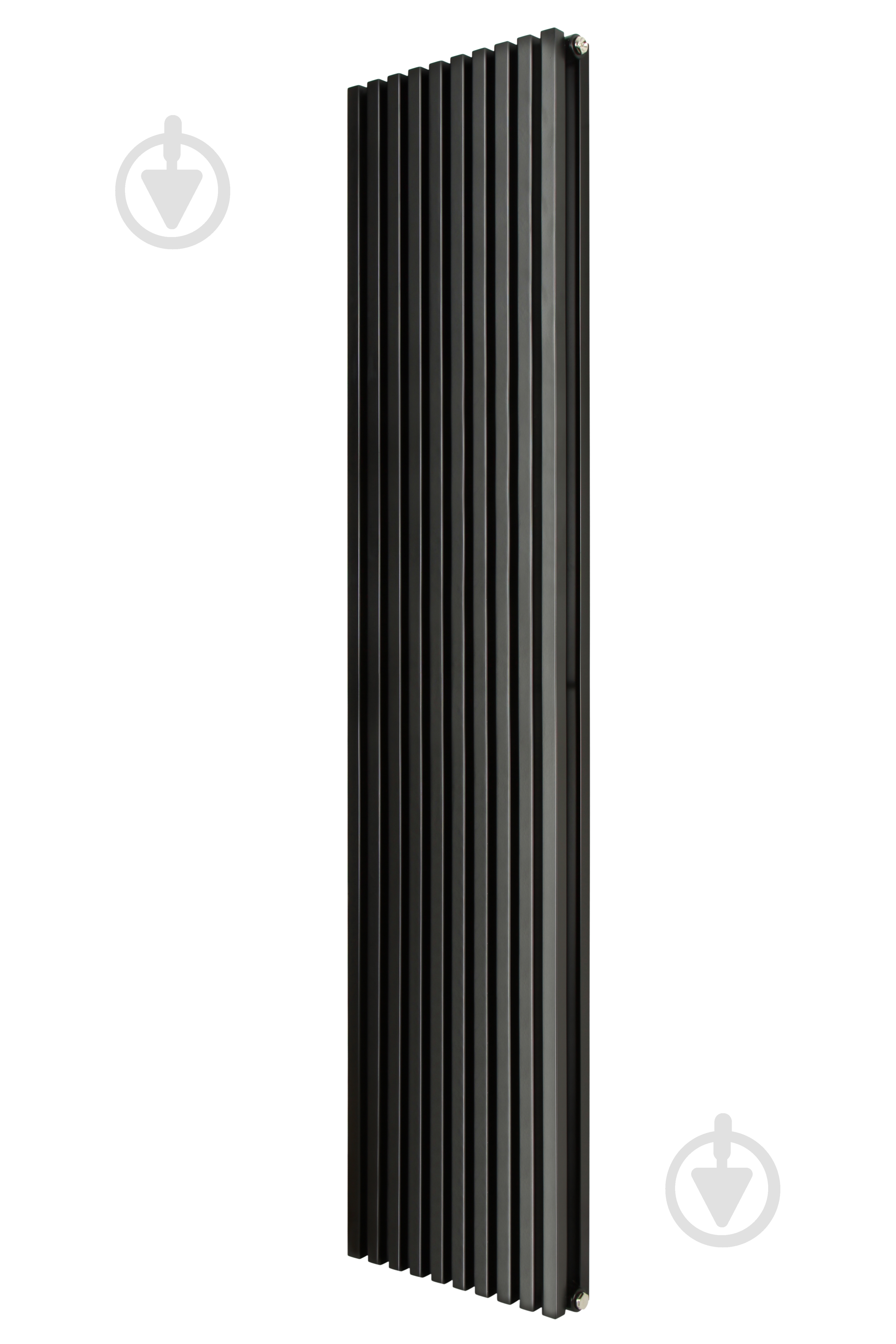 Радиатор стальной Betatherm дизайнерский Quantum 525x2000x79 мм Ral 9005M - фото 2