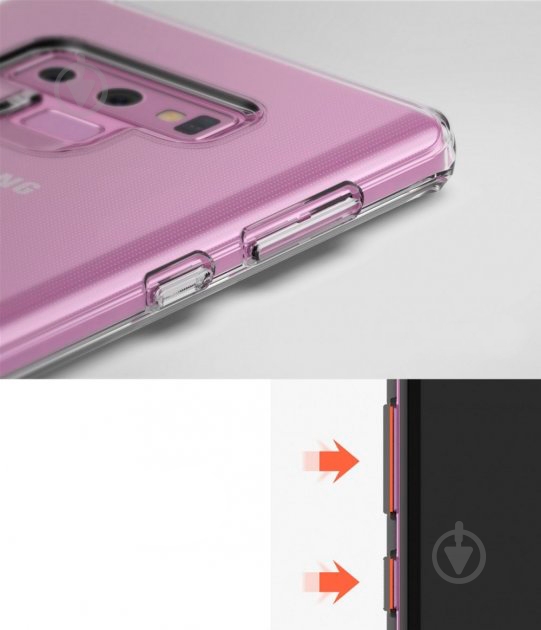 Чехол Ringke Air для Samsung Galaxy Note 9 Clear (RCS4459) - фото 7 Чехол Ringke Air для Samsung Galaxy Note 9 Clear (RCS4459) - фото 7