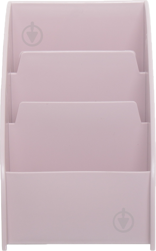 Органайзер для косметики 9,2х12,5х12 см рожевий Gondol Plastic - фото 2