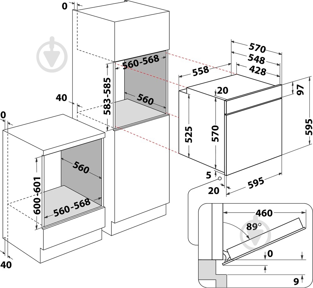 Духовой шкаф Indesit IFW6834IX - фото 3