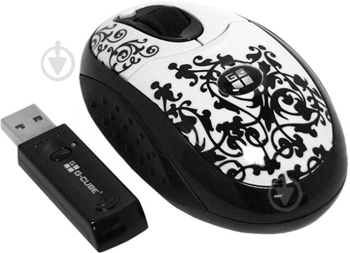 Мышь G-Cube Endless Note G4BW-20EN black/white - фото 1