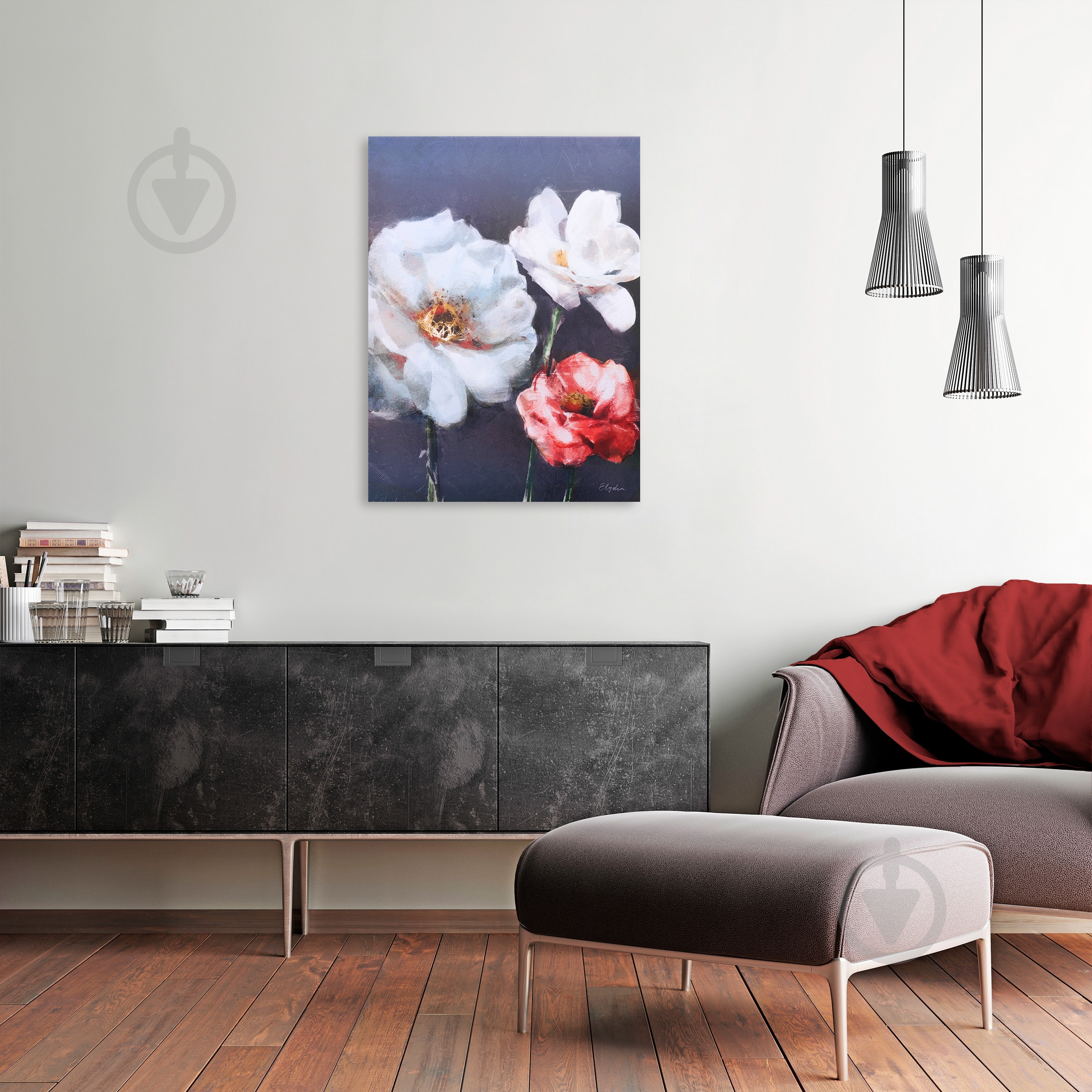Картина Ред роуз 60x80 см Styler GL-12520 - фото 3