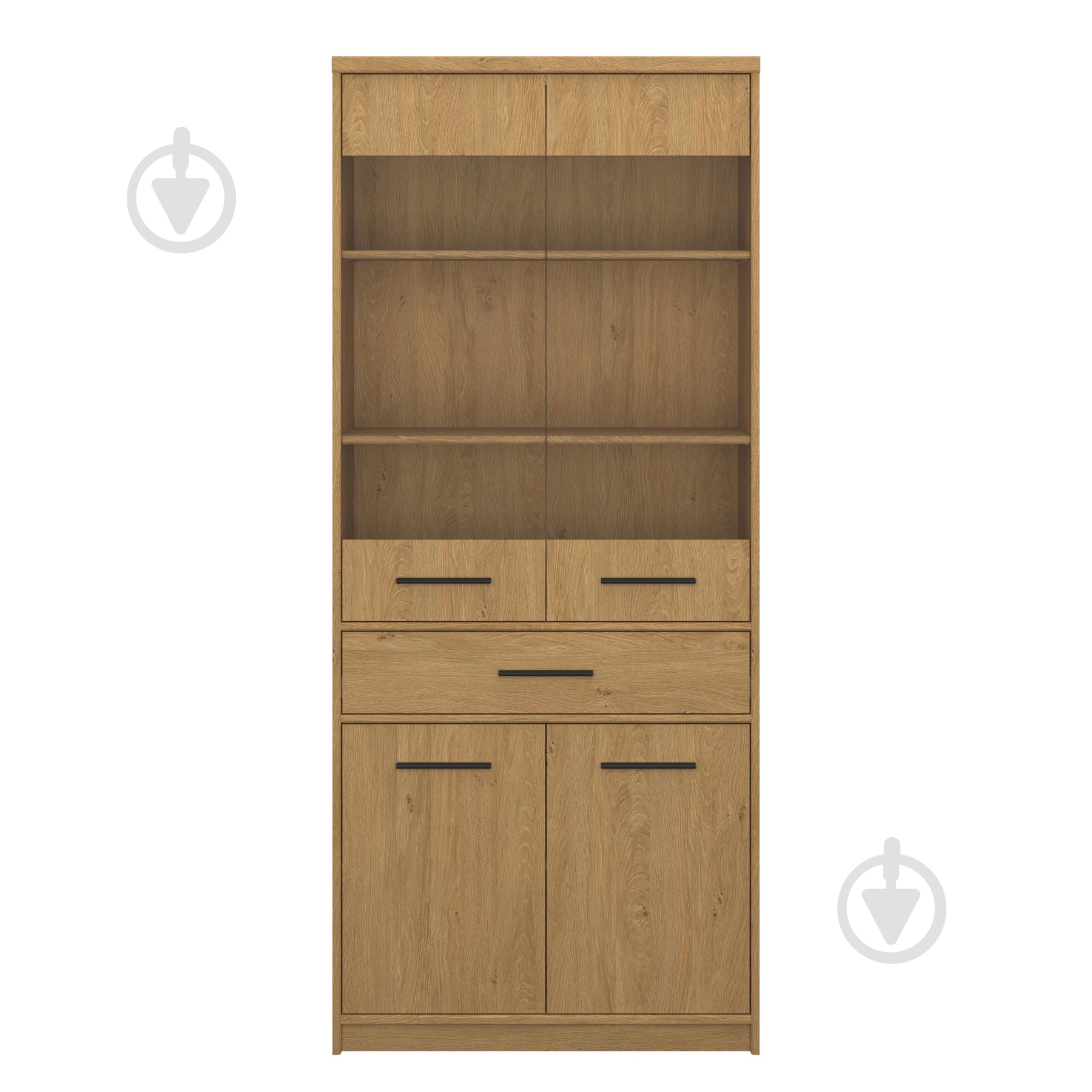 Витрина высокая 2D2W1S PAVI дуб каменный - фото 3 Витрина высокая 2D2W1S PAVI дуб каменный - фото 3