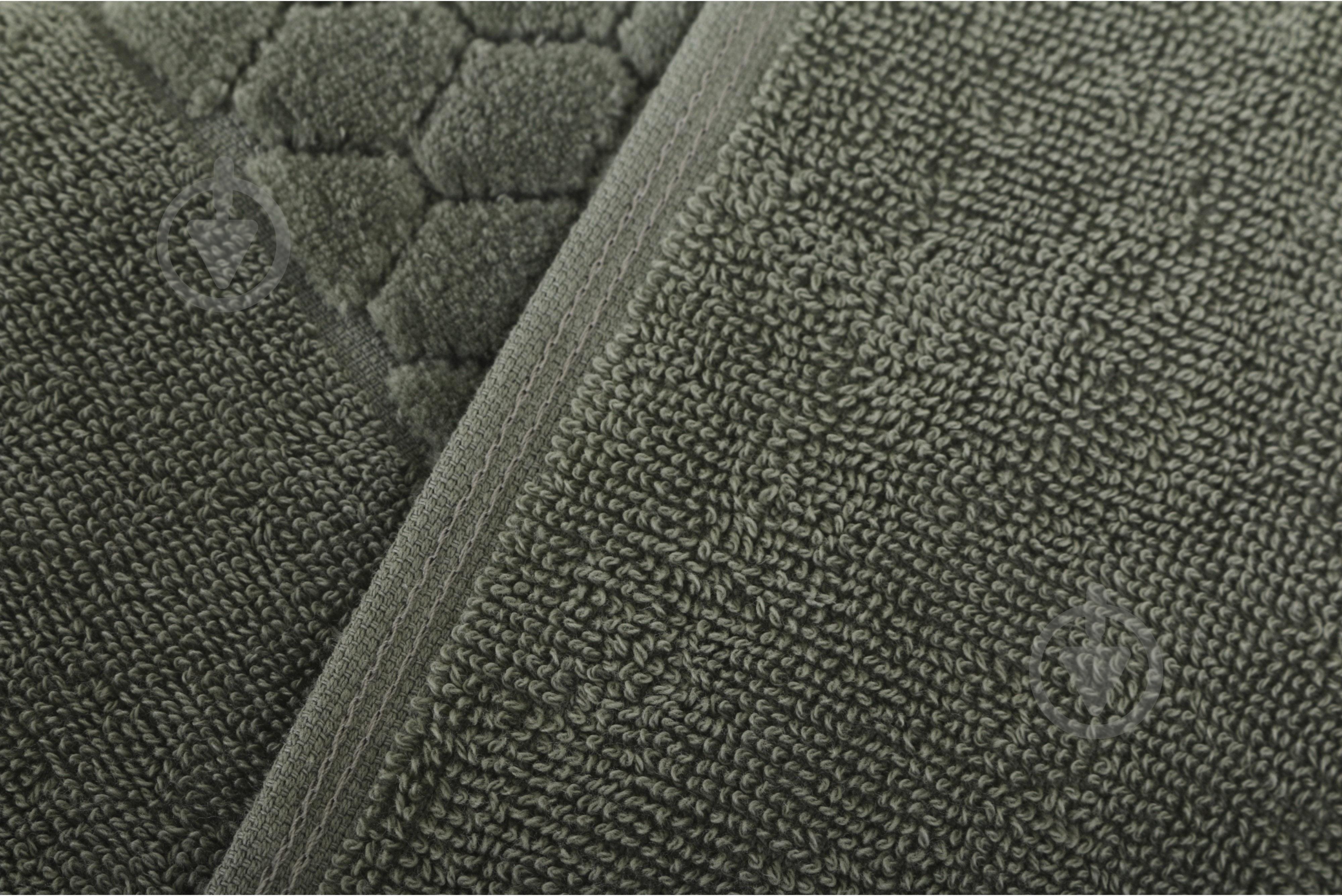 Рушник махровий VELOUR CELLS 50x90 см зелений La Nuit - фото 3