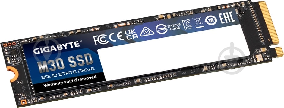 SSD-накопитель Gigabyte 512GB M.2 PCI Express 3.0 x4 3D TLC NAND (GP-GM30512G-G) - фото 1 SSD-накопитель Gigabyte 512GB M.2 PCI Express 3.0 x4 3D TLC NAND (GP-GM30512G-G) - фото 1