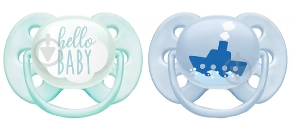 Набор пустышек Philips Avent Ultra Soft SCF222/01 (0-6 мес.) - фото 1