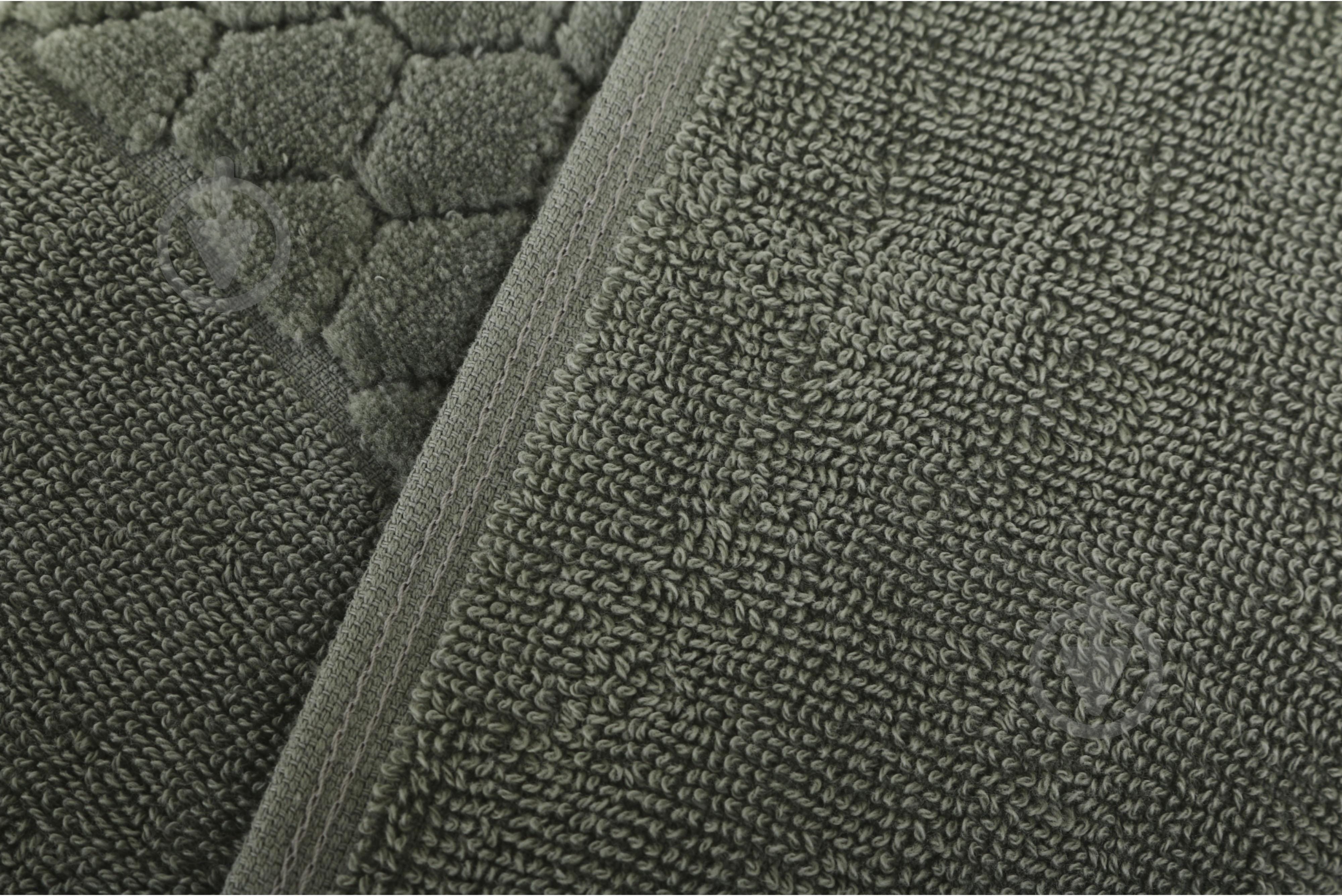 Рушник махровий VELOUR CELLS 70x140 см зелений La Nuit - фото 3