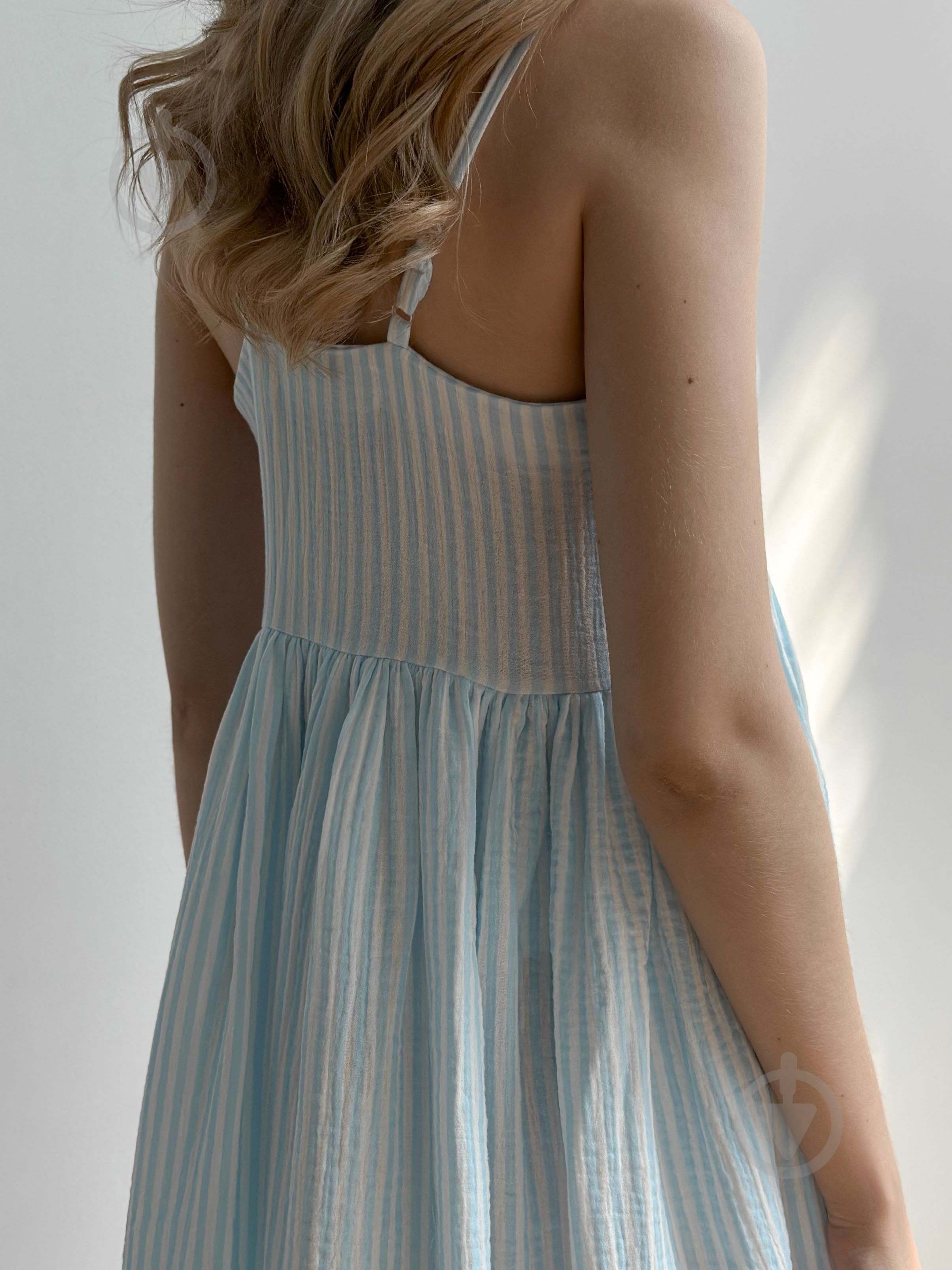 Сарафан MISO р. S бело-голубой - фото 3