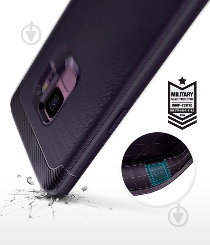 Чохол Ringke Onyx для Samsung Galaxy S9 Plum Violet (RCS4418) - фото 6