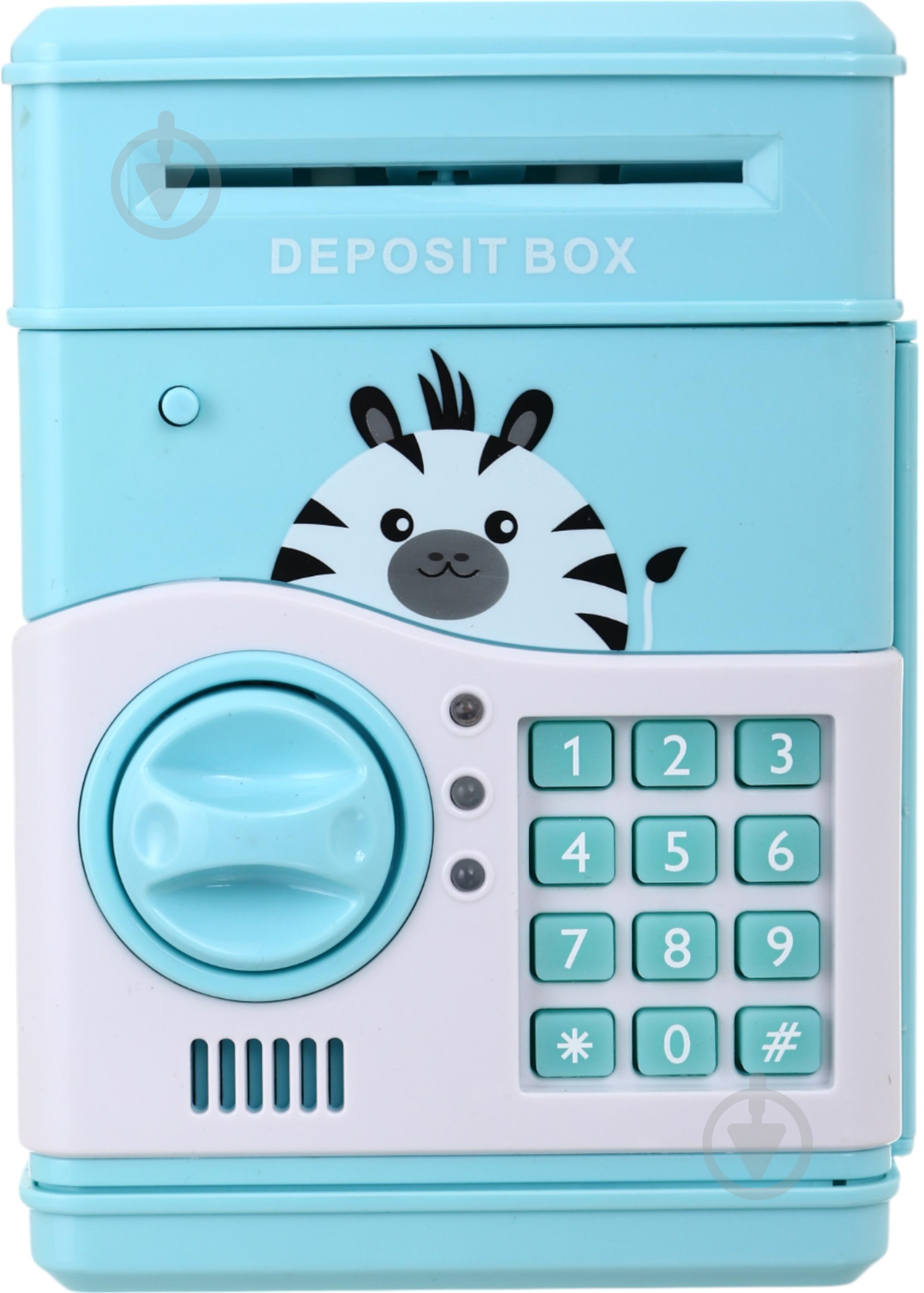 Сейф игровой Cartoon Mini голубой MX0225388 - фото 4