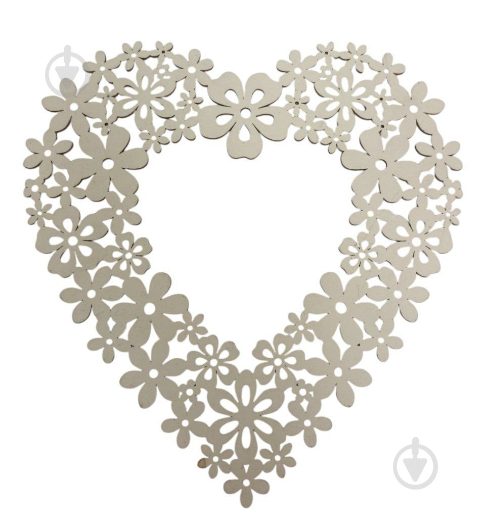 Декор Сердце МДФ-65 Аплі Краплі - фото 1