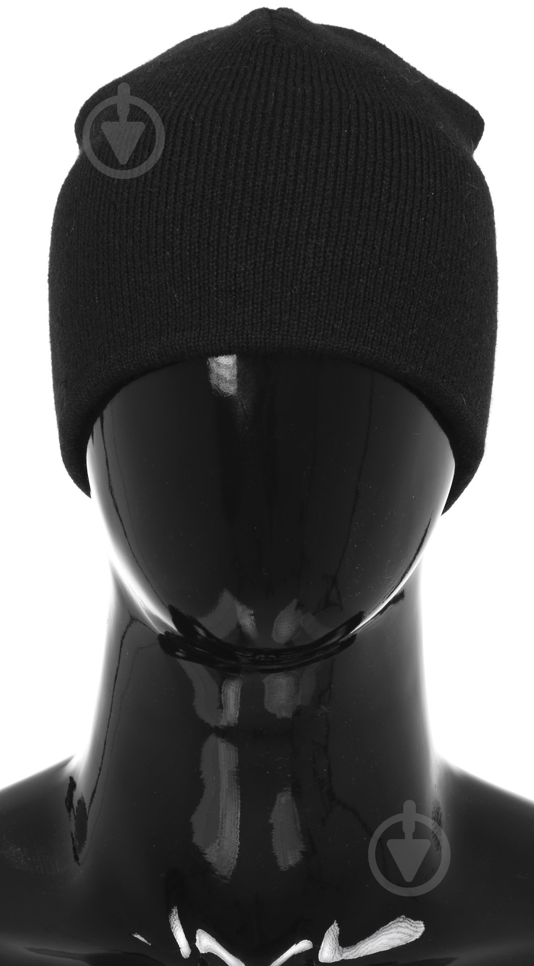 Шапка акрилова черный - фото 1