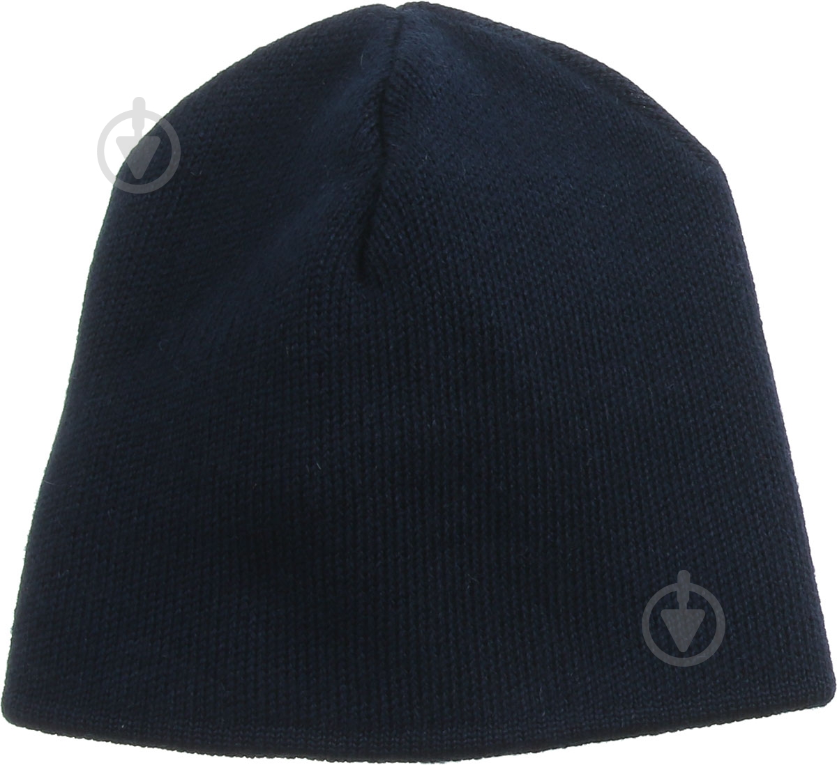 Шапка напіввовняна синий - фото 1
