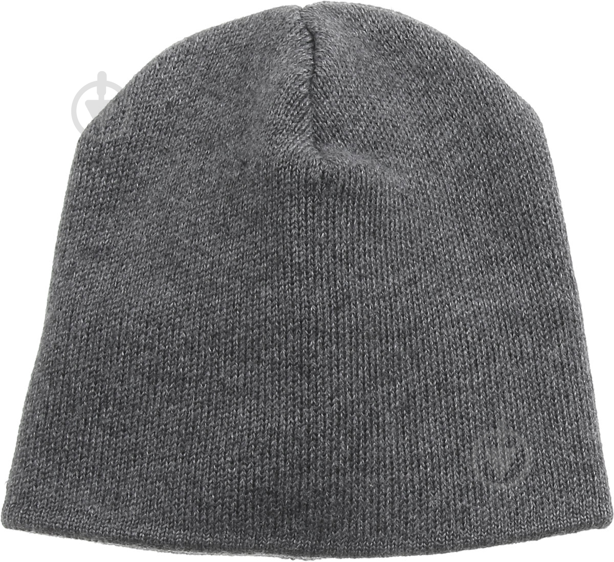Шапка напіввовняна серый - фото 1
