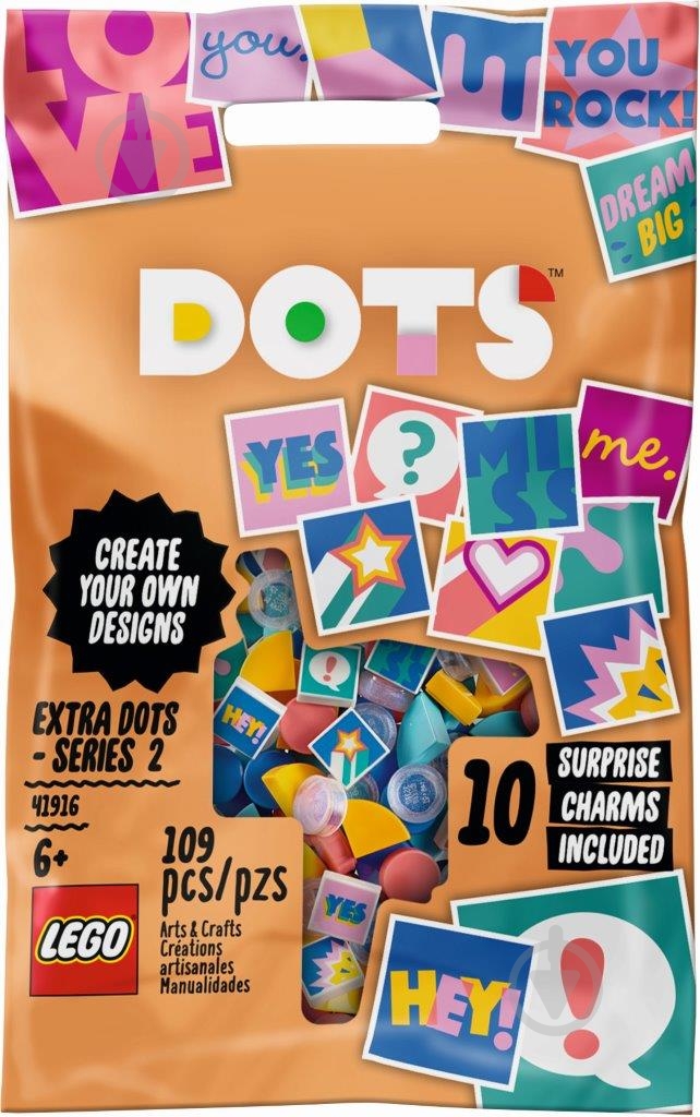 Конструктор LEGO Dots Додаткові елементи DOTS – випуск 2 41916 - фото 1