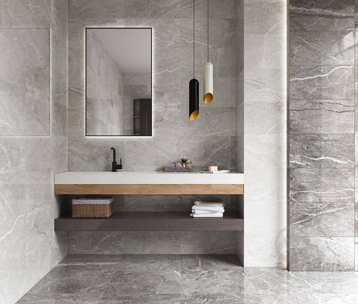 Плитка EcoCeramic BERNINI GRIS 31,6х60 - фото 3 Плитка EcoCeramic BERNINI GRIS 31,6х60 - фото 3