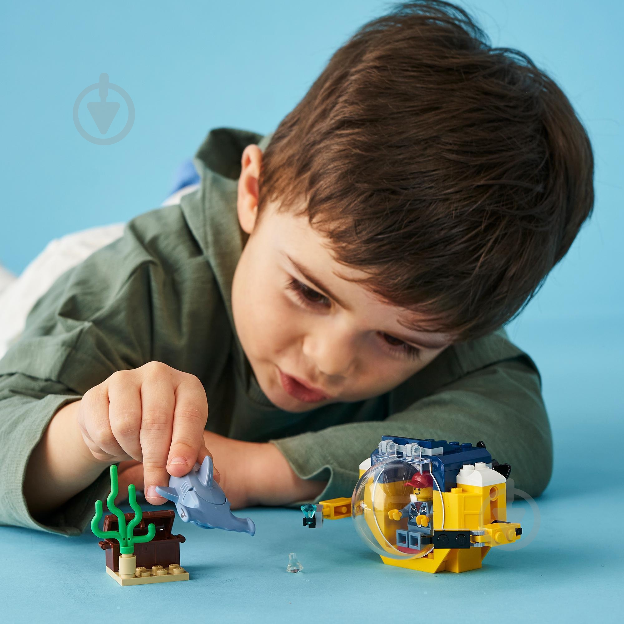 Конструктор LEGO City Океан: міні-субмарина 60263 - фото 12 Конструктор LEGO City Океан: міні-субмарина 60263 - фото 12