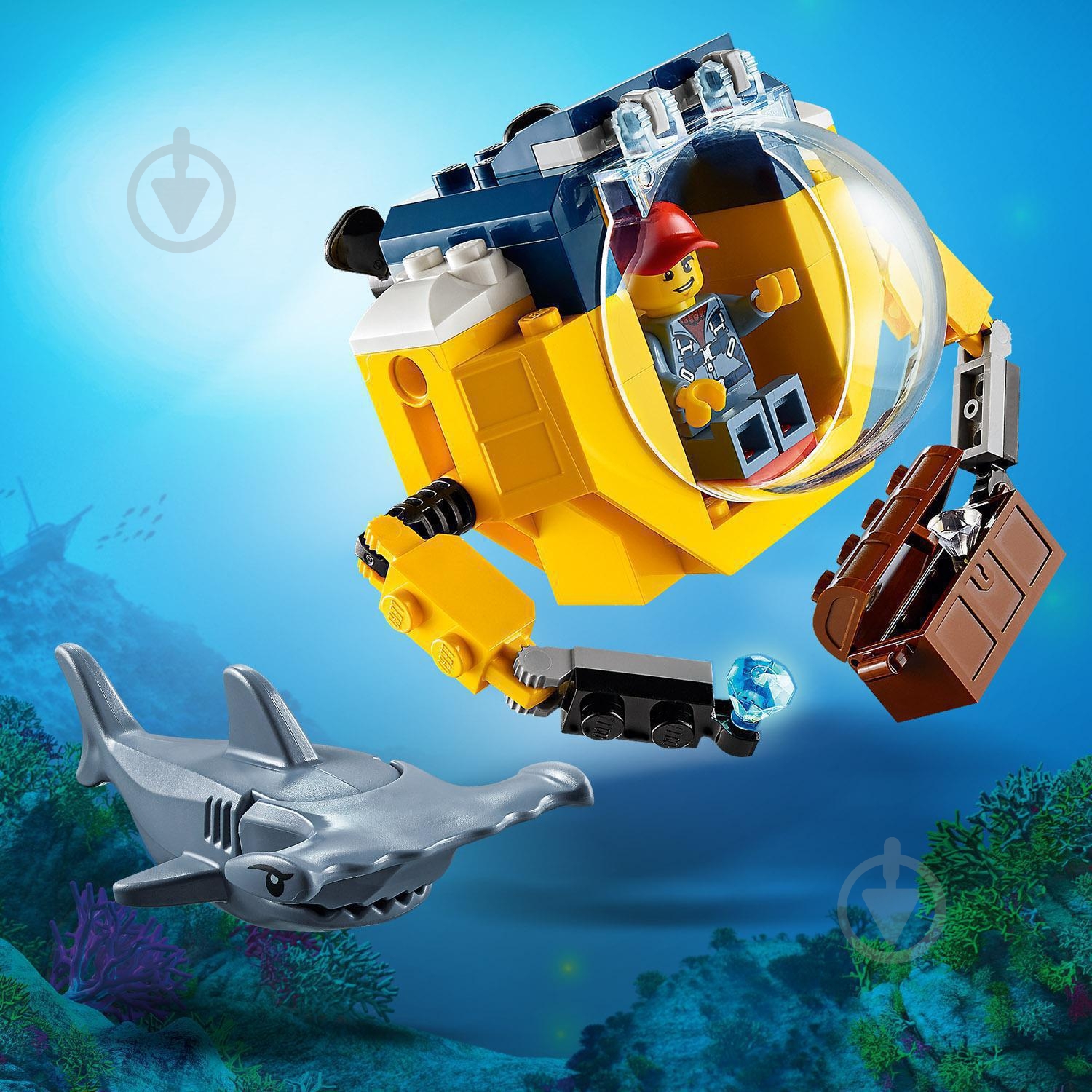 Конструктор LEGO City Океан: міні-субмарина 60263 - фото 10 Конструктор LEGO City Океан: міні-субмарина 60263 - фото 10