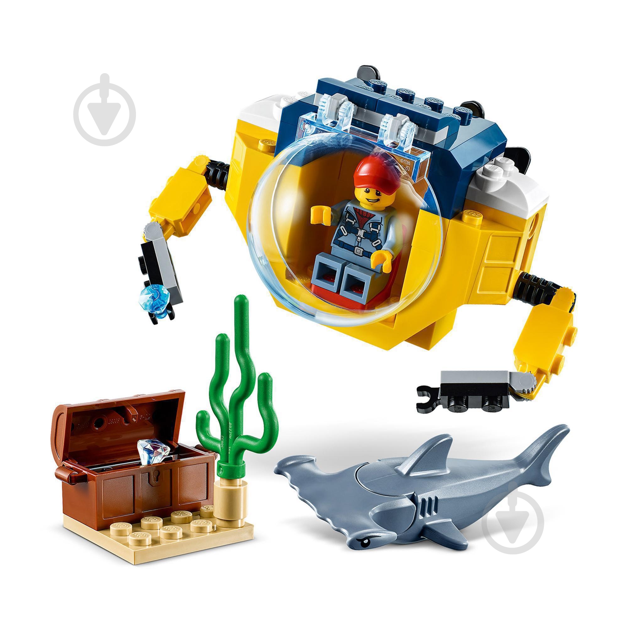 Конструктор LEGO City Океан: міні-субмарина 60263 - фото 5 Конструктор LEGO City Океан: міні-субмарина 60263 - фото 5