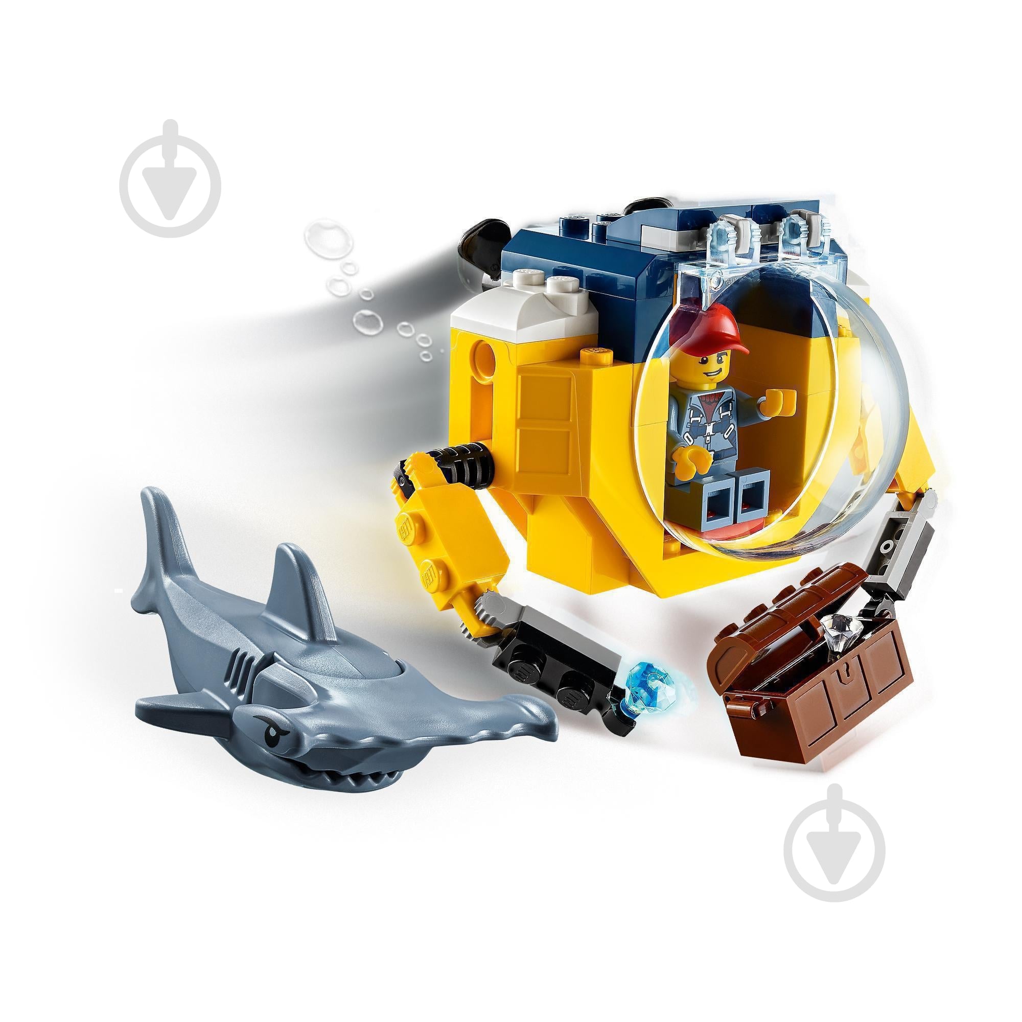 Конструктор LEGO City Океан: міні-субмарина 60263 - фото 6 Конструктор LEGO City Океан: міні-субмарина 60263 - фото 6