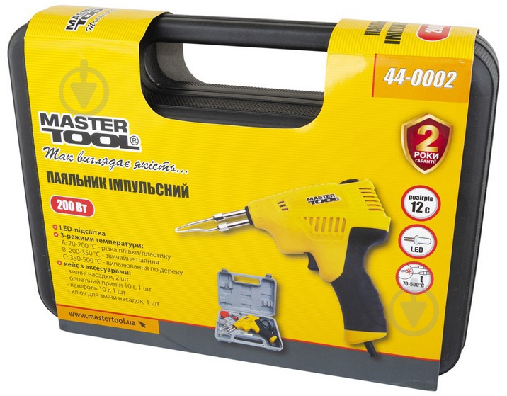 Паяльник импульсный MasterTool с трансформатором 44-0002 - фото 7