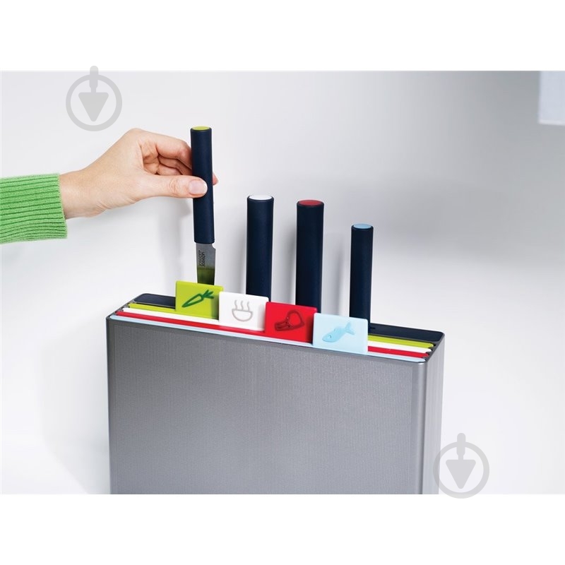 Набор досок разделочных с ножами Joseph Joseph Index 8 предметов - фото 2 Набор досок разделочных с ножами Joseph Joseph Index 8 предметов - фото 2