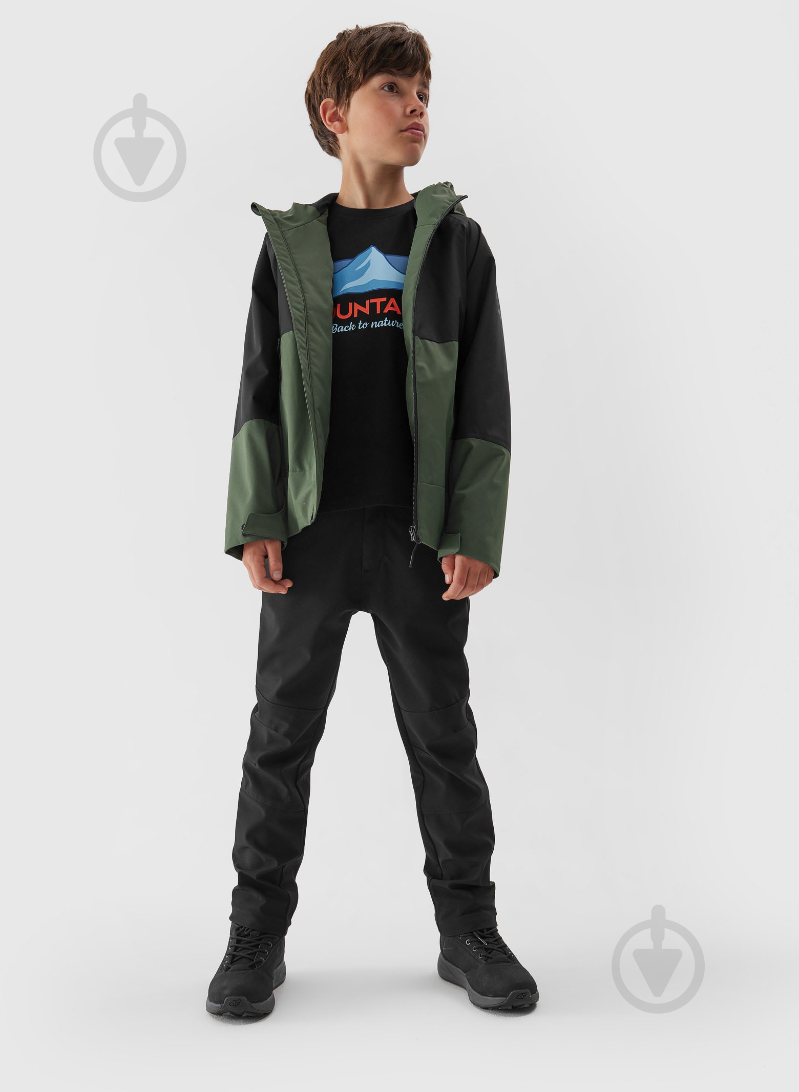 Куртка для мальчиков 4F TECHNICAL JACKET M281 4FJAW23TTJAM281-43S р.128 хаки - фото 2 Куртка для мальчиков 4F TECHNICAL JACKET M281 4FJAW23TTJAM281-43S р.128 хаки - фото 2