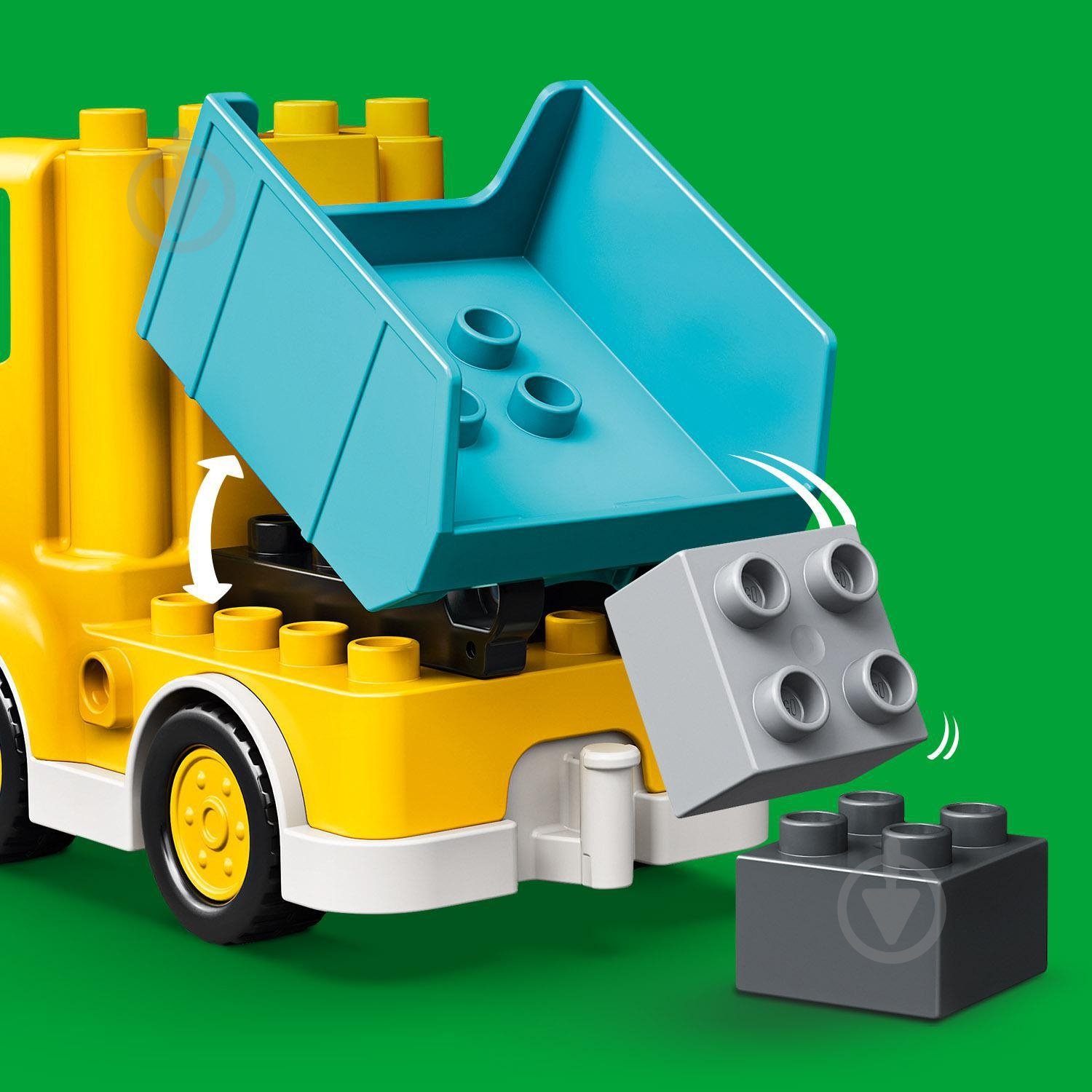 Конструктор LEGO DUPLO Вантажівка та гусеничний екскаватор 10931 - фото 4