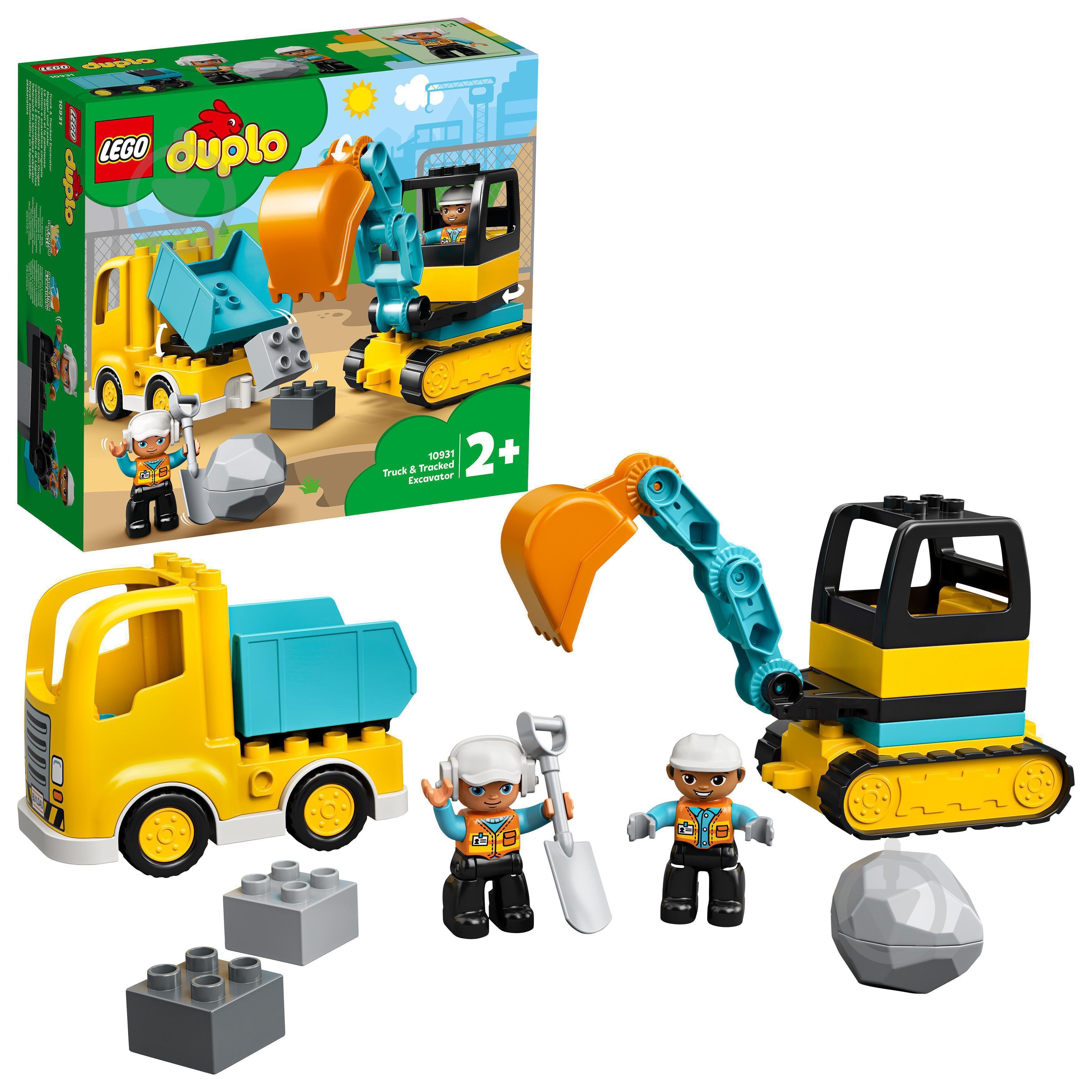 Конструктор LEGO DUPLO Вантажівка та гусеничний екскаватор 10931 - фото 9