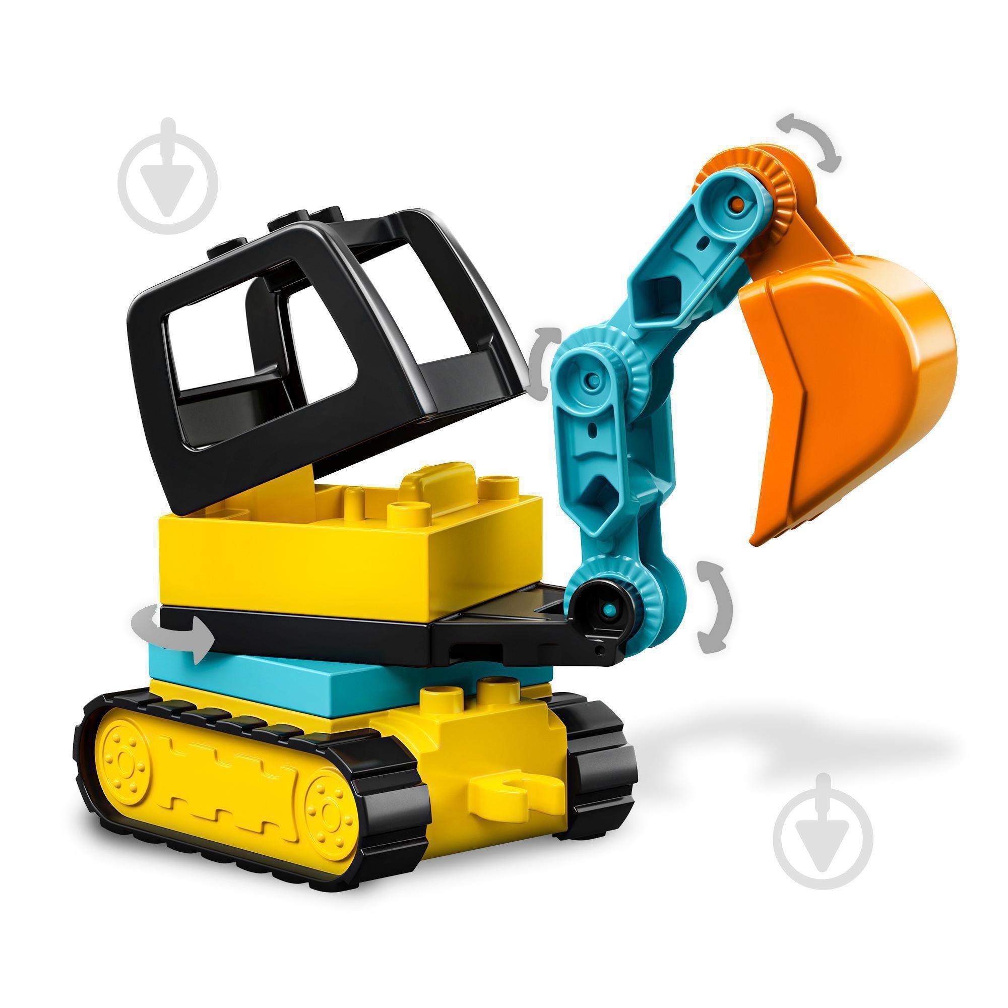Конструктор LEGO DUPLO Вантажівка та гусеничний екскаватор 10931 - фото 8