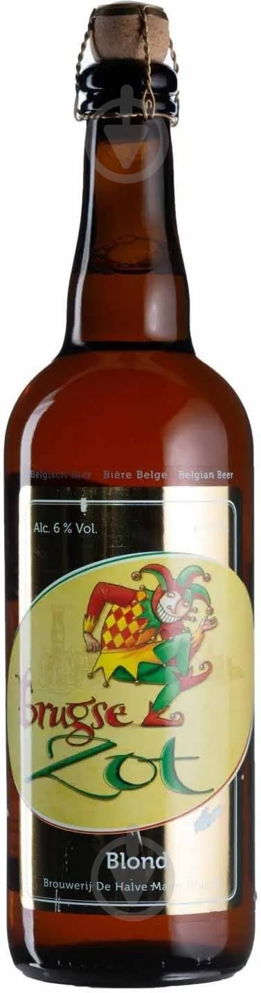 Пиво Brugse Zot Blond 0,75 л - фото 1