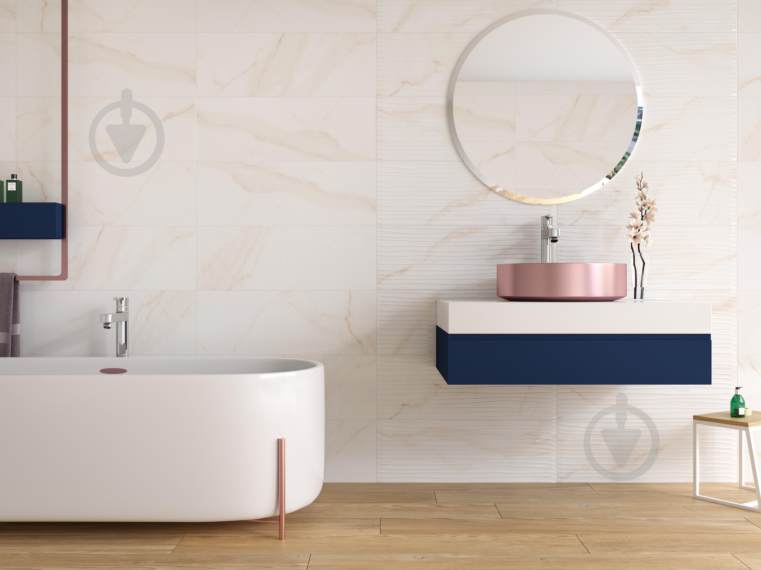 Плитка EcoCeramic ESSENTIAL GOLD 25х70 - фото 4