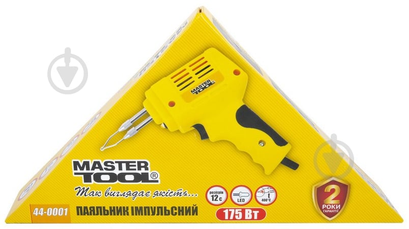 Паяльник импульсный MasterTool с трансформатором 44-0001 - фото 2 Паяльник импульсный MasterTool с трансформатором 44-0001 - фото 2
