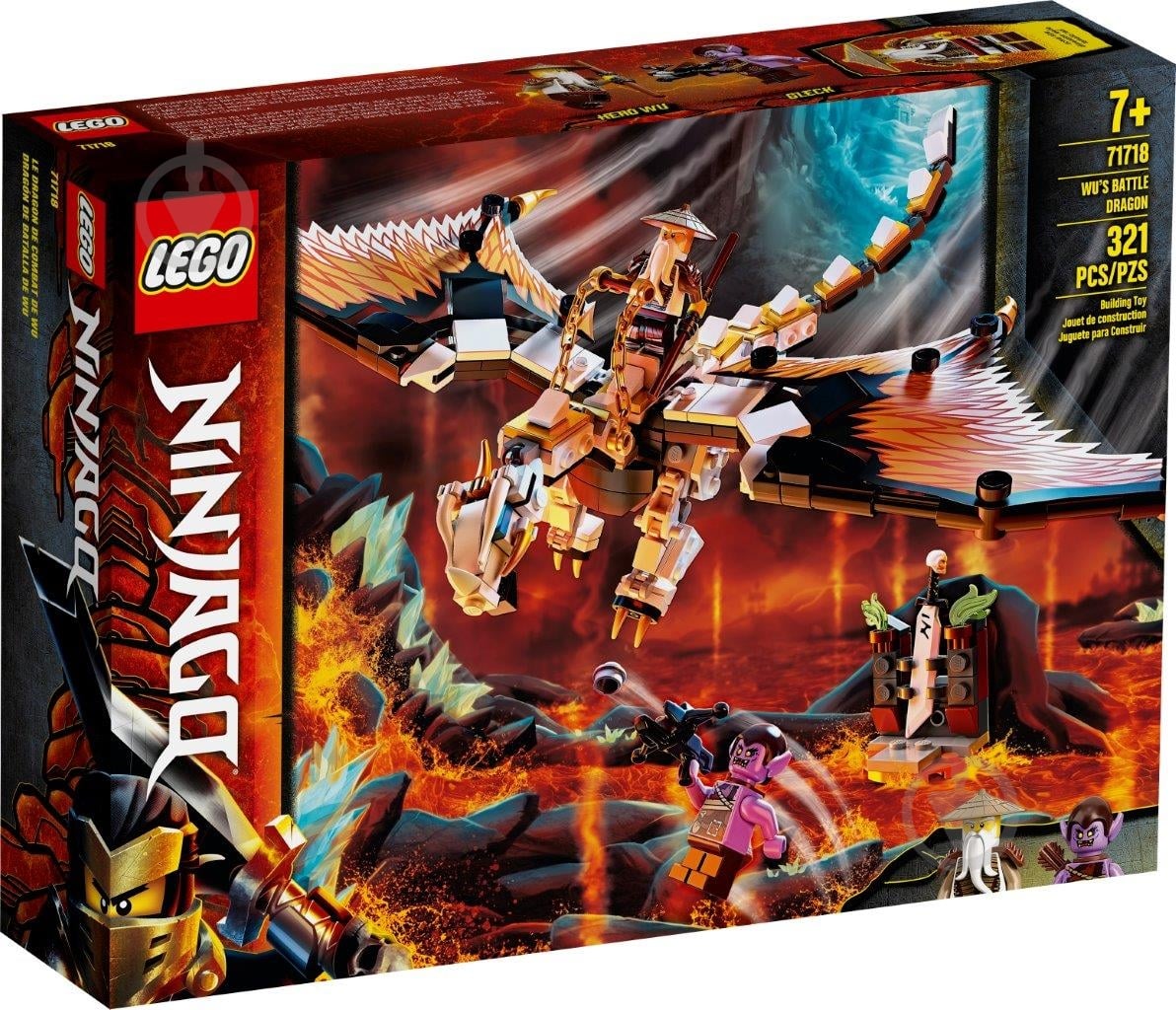 Конструктор LEGO Ninjago Боевой дракон Ву 71718 - фото 1 Конструктор LEGO Ninjago Боевой дракон Ву 71718 - фото 1