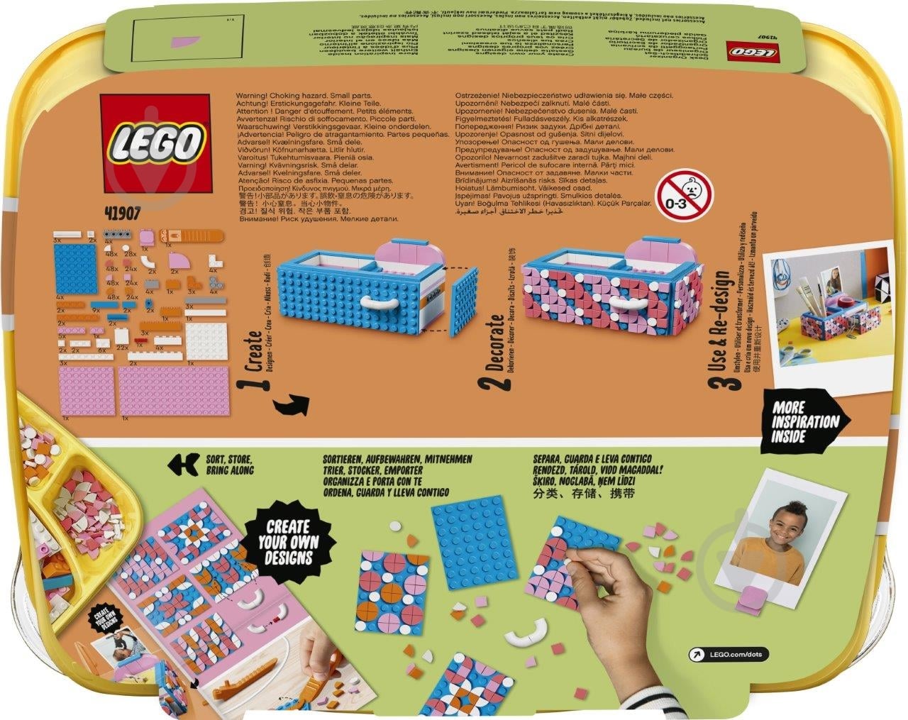 Конструктор LEGO Dots Настольный набор 41907 - фото 5