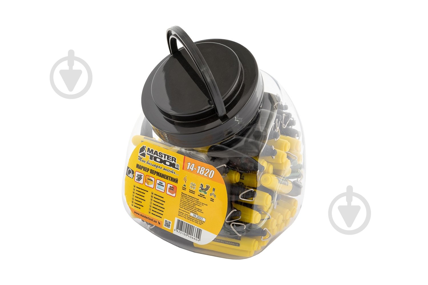 Маркер перманентный черный MasterTool 80 шт. 14-1820 - фото 1 Маркер перманентный черный MasterTool 80 шт. 14-1820 - фото 1
