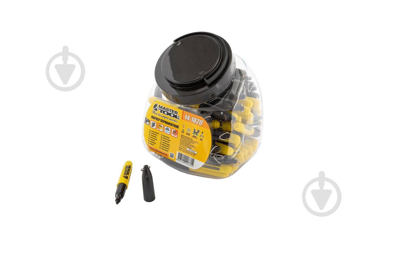 Маркер перманентный черный MasterTool 80 шт. 14-1820 - фото 2 Маркер перманентный черный MasterTool 80 шт. 14-1820 - фото 2