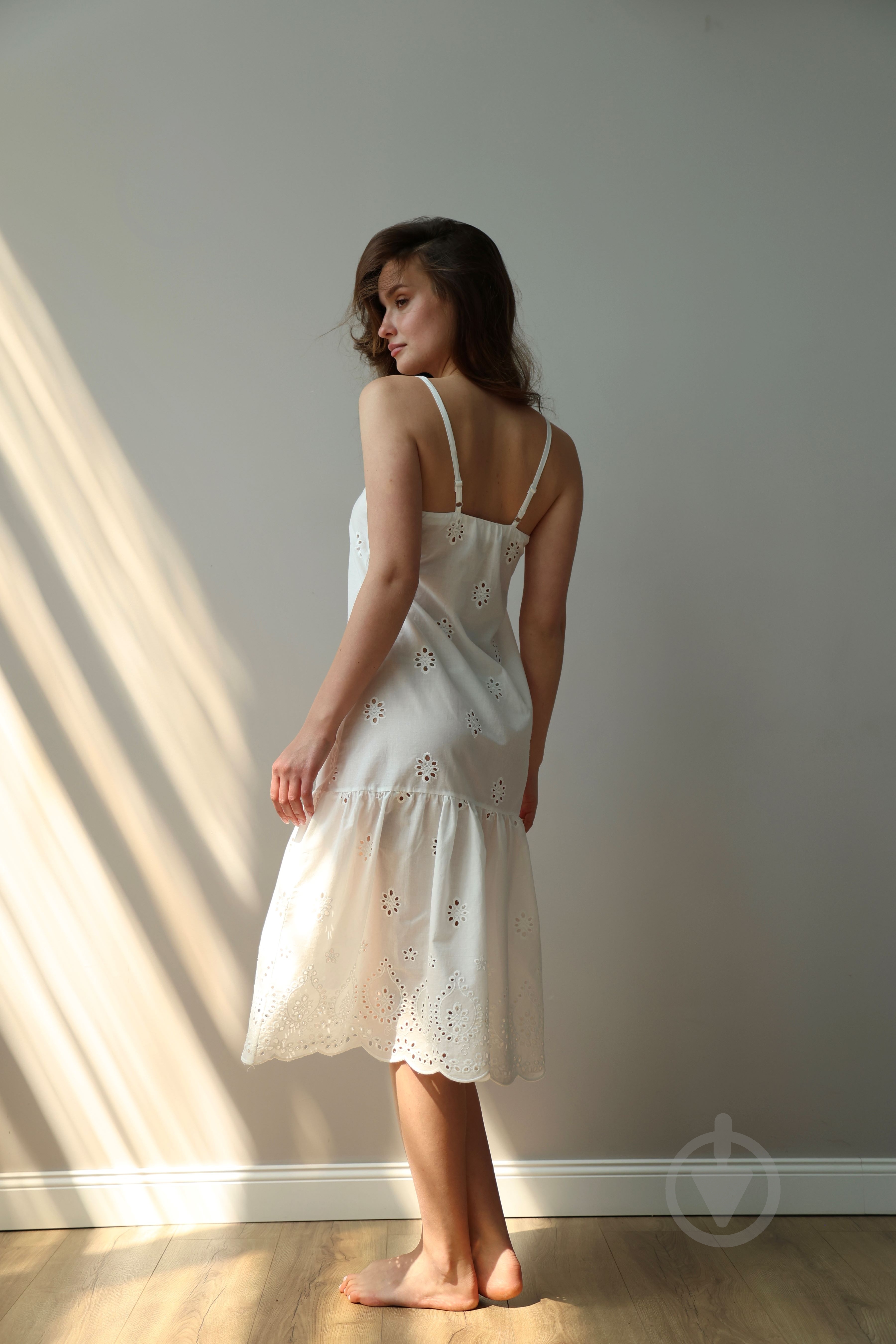 Сарафан MISO квіточка р. L молочний - фото 2