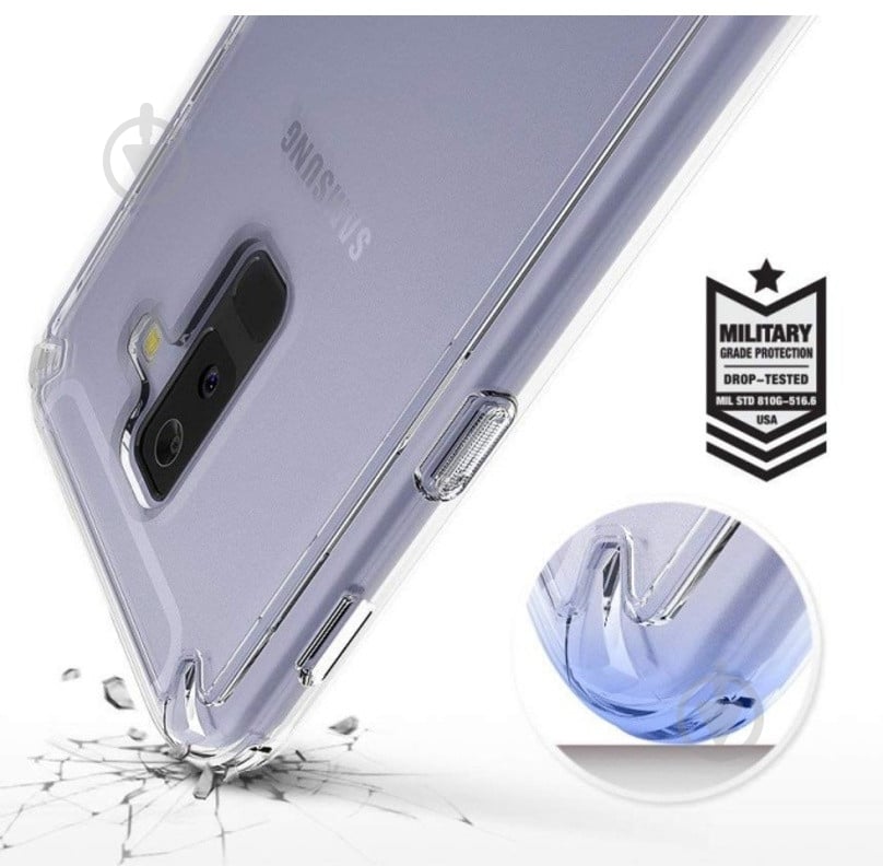 Чехол Ringke Fusion для Samsung Galaxy A6 Plus Clear (RCS4439) - фото 8