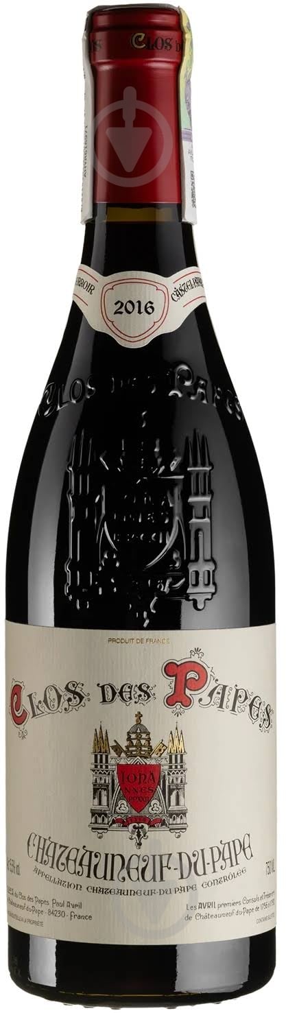 Вино Clos des Papes Paul Avril Chateauneuf du Pape Clos Des Papes 2016 0,75 л - фото 1 Вино Clos des Papes Paul Avril Chateauneuf du Pape Clos Des Papes 2016 0,75 л - фото 1