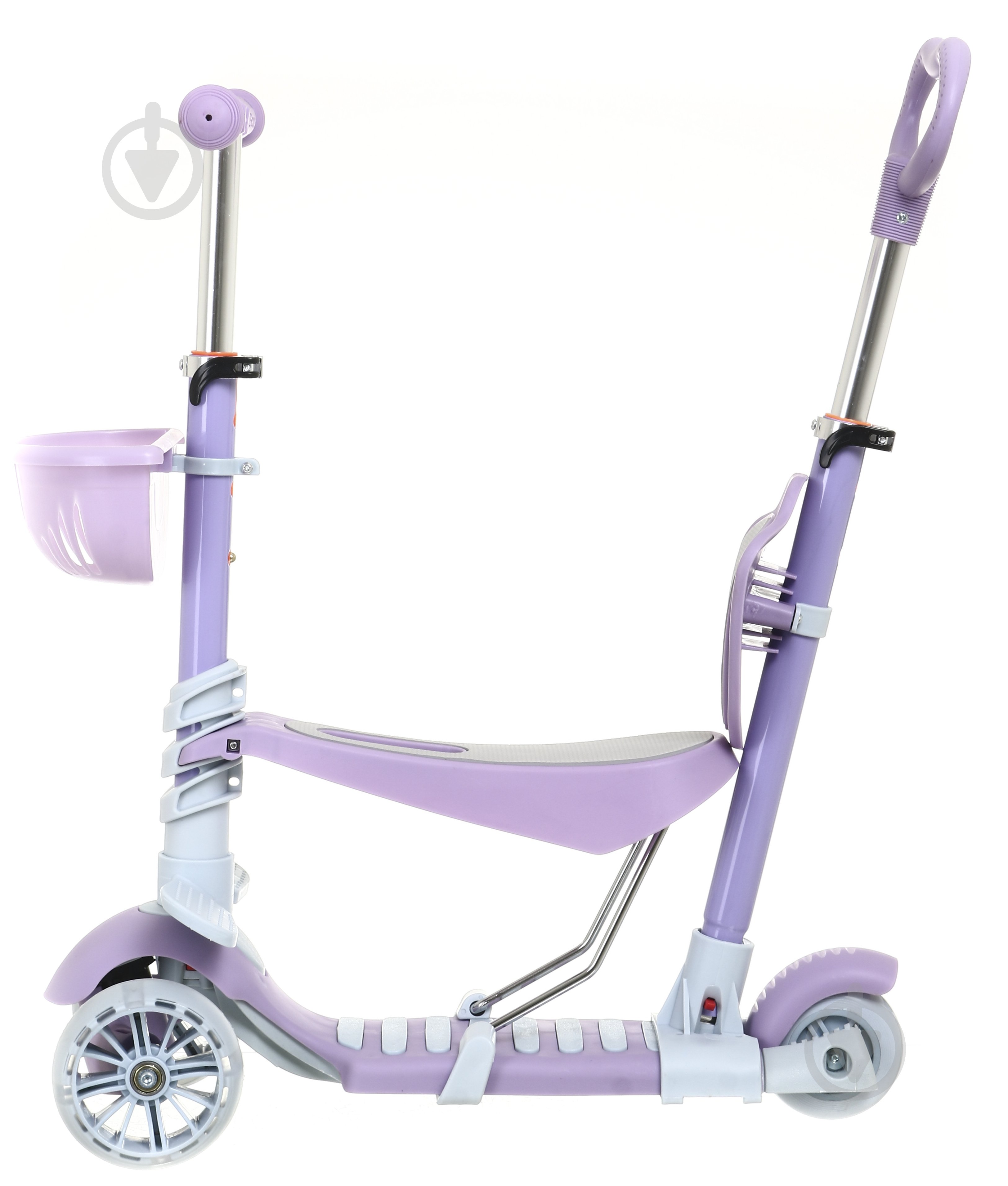 Самокат-трансформер Shantou 6 в 1 56x26x77-90 см бузковий KS 702-2 - фото 2