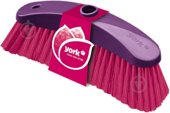 Щетка для пола STYLE 29 см без ручки York розовый с фиолетовым 050100 - фото 1