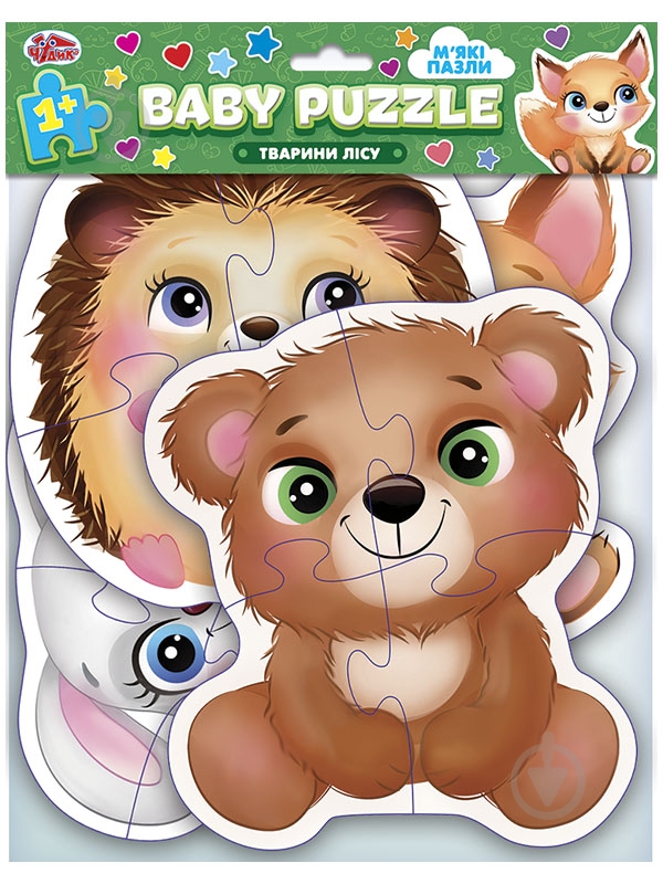 Беби-пазлы Ranok Creative Животные леса 443803 - фото 1